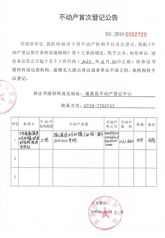 0401不动产首次登记公告（广东省遂溪县岭北镇城里村后村经济合作社）.jpg