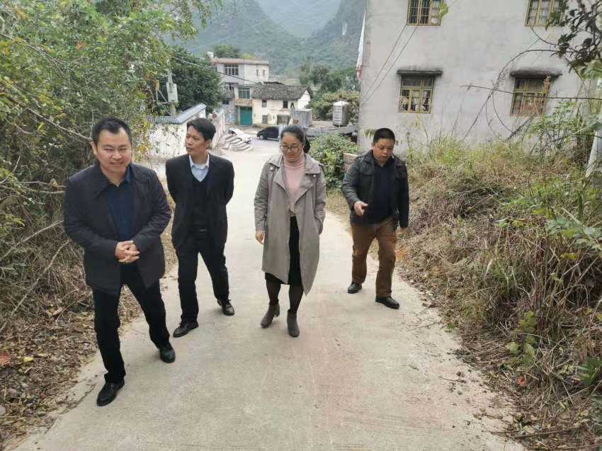 11月20-21日,遂溪县岭北镇党委书记王丰带领帮扶调研组一行6人到融安