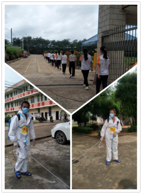 教师组织学生有序离校.jpg
