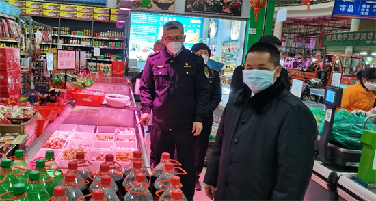 遂溪县市场监督管理局开展疫情防控和食品安全大检查