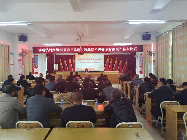 建新镇举办村党组织书记“党建引领基层治理促乡村振兴”擂台比武活动