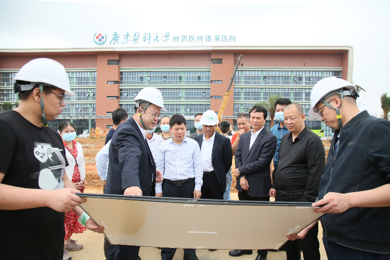 坡头区政协到我县开展共建医联体专题调研