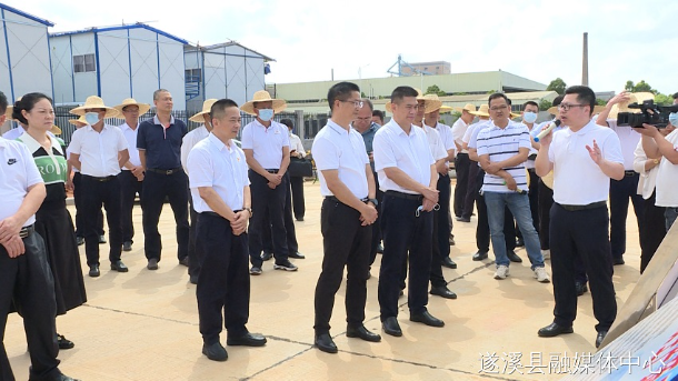 廉江市党政考察团到遂溪考察调研工业园区建设工作