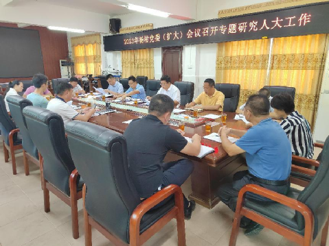杨柑镇人大：与党同心旗帜明 护航经济定向行——镇党委（扩大）会议专题研究人大工作