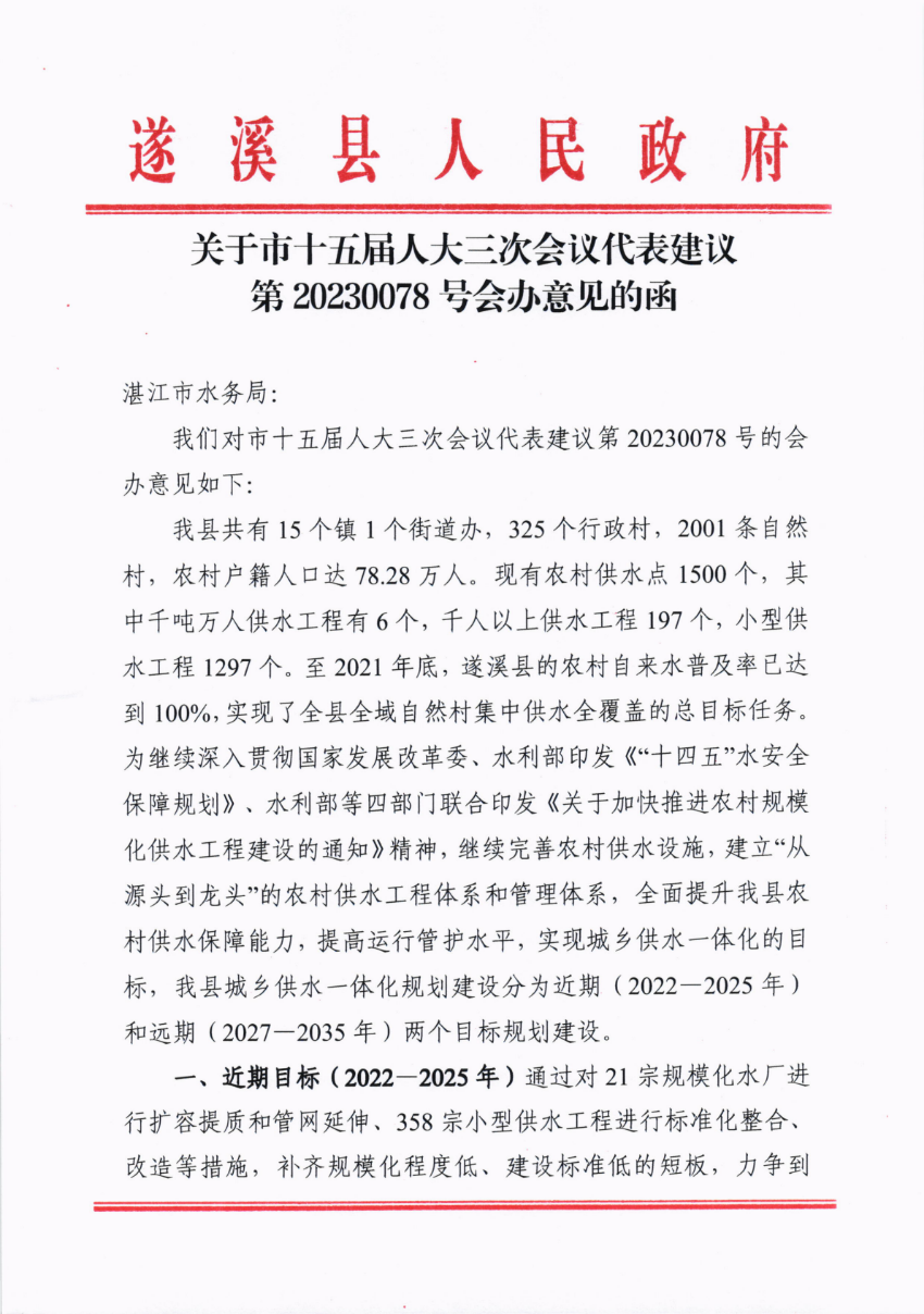 关于市十五届人大三次会议代表建议第20230078号会办意见的函_00.png