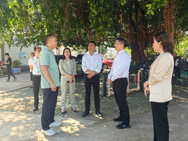 县委书记骆华庆率队到建新镇下园尾村调研乡村振兴工作