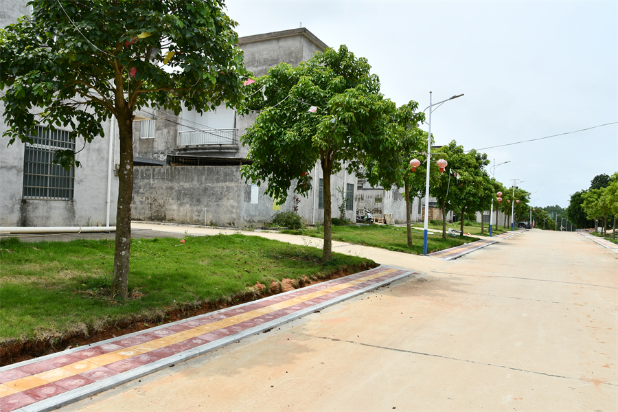 草潭大村干净整洁的道路.JPG