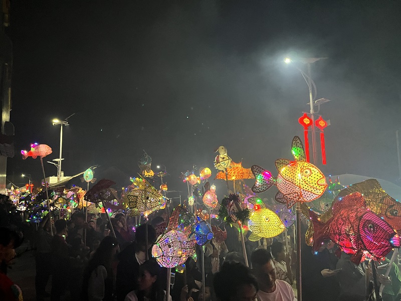 遂溪乐民：二月二夜游鱼欢 民俗华彩耀夜空