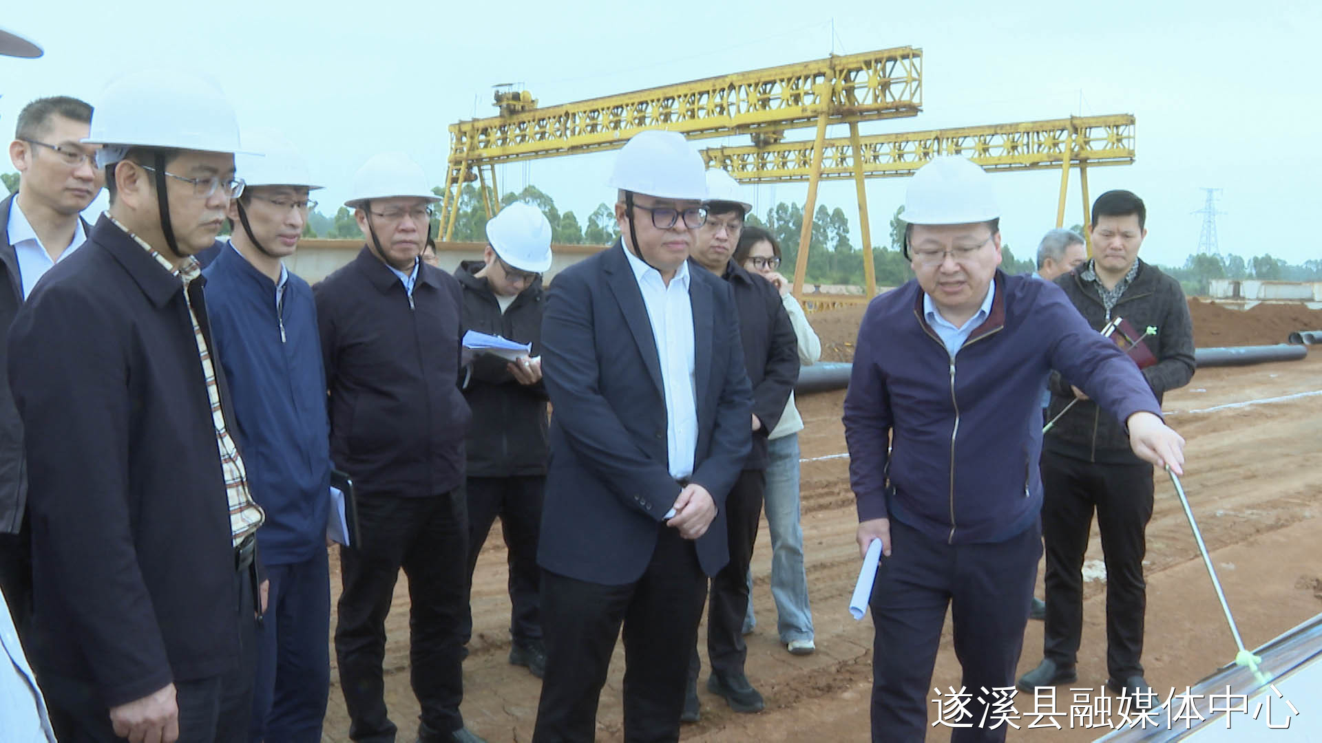 刘剑率队现场办公督导重点项目建设