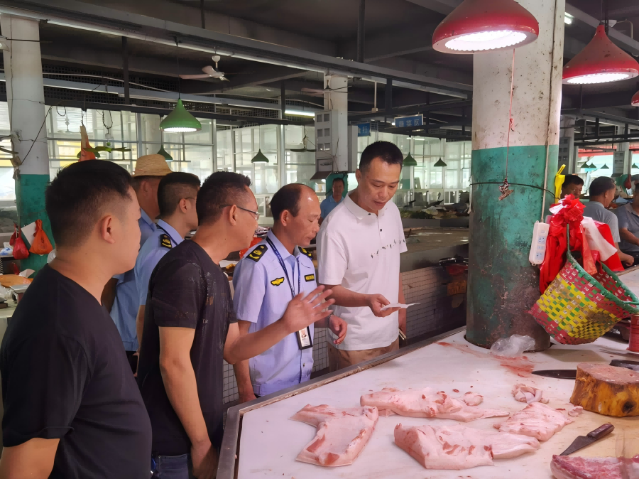 港门镇开展肉类产品专项检查行动 筑牢食品安全防线