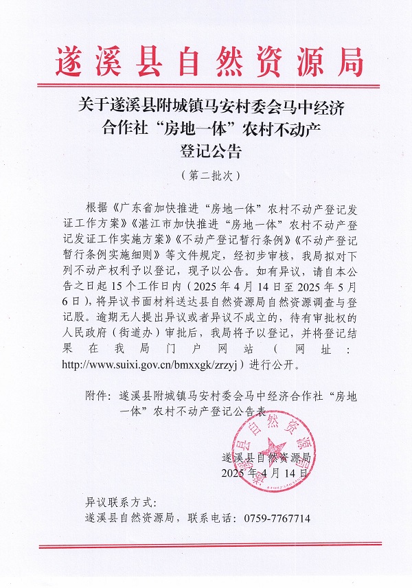 附城镇马安村委会马中经济合作社不动产登记公告（第二批次）_页面_1.jpg