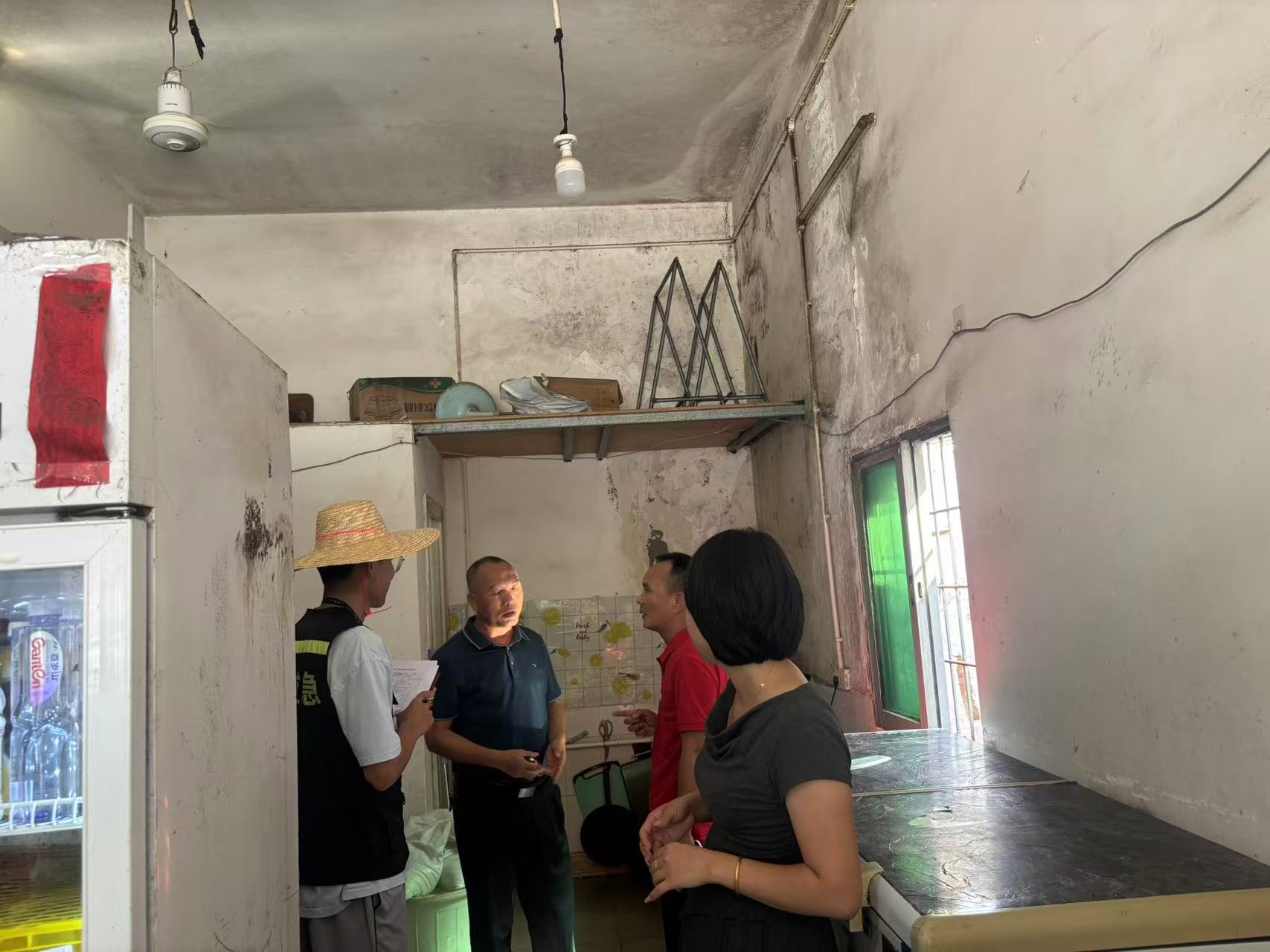 镇党委委员、副镇长全志成，三级主任科员叶普带队到辖区开展底数摸排工作