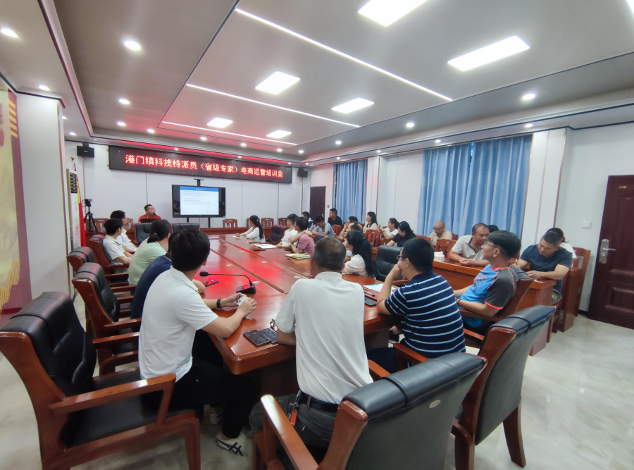 科技赋能  振兴乡村——港门镇举办电商运营与智慧农业专题培训