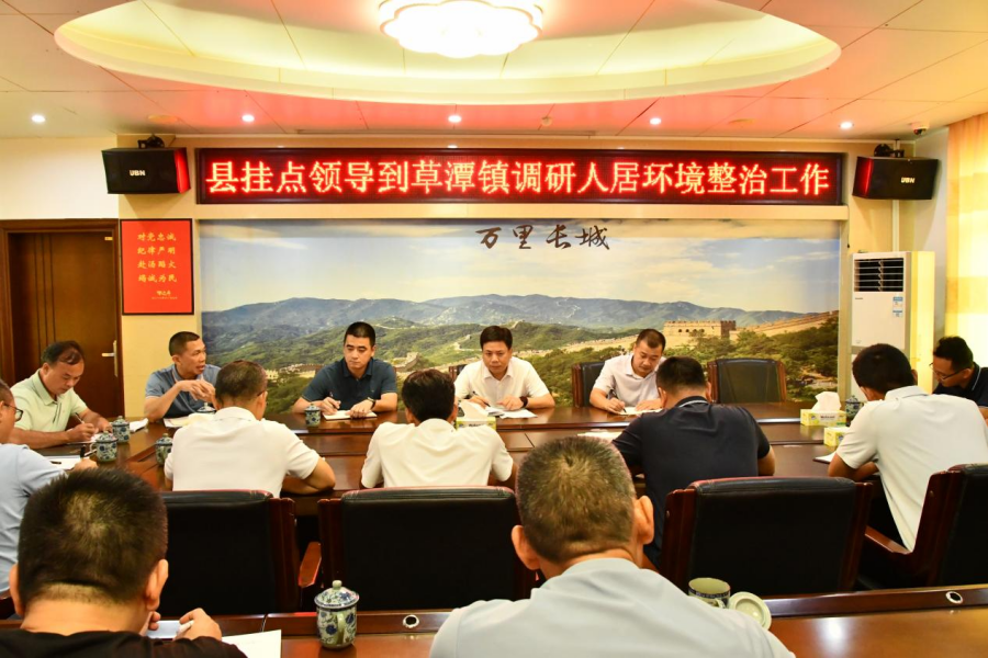 陈光提到草潭镇开展专题调研