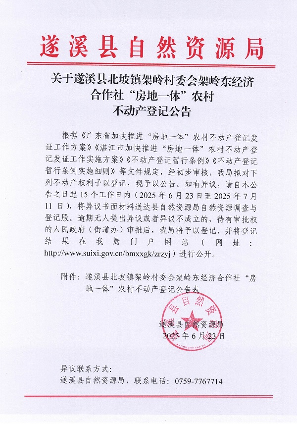 北坡镇架岭村委会架岭东经济合作社不动产登记公告_页面_1.jpg