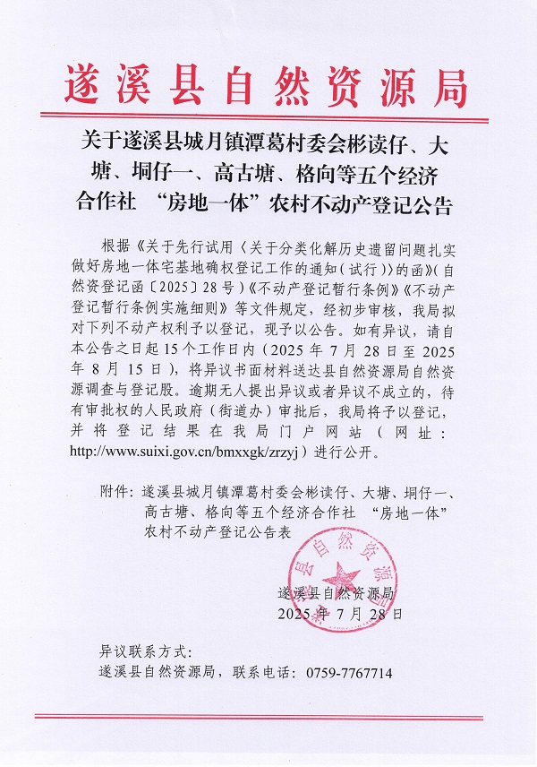 城月镇潭葛村委会彬读仔、大塘、垌仔一、高古塘、格向等五个经济合作社 “房地一体”农村不动产登记公告_页面_1.jpg