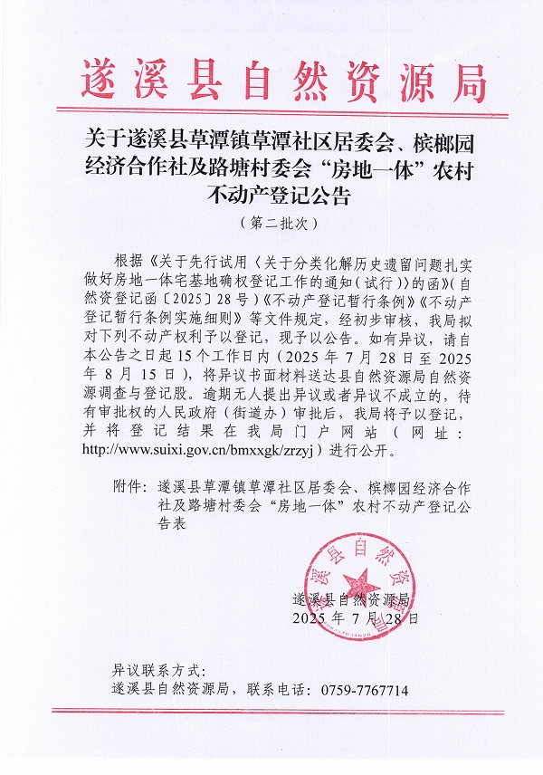 草潭镇草潭社区居委会及路塘村委会不动产登记公告（第二批次）（历史遗留问题）_页面_1.jpg