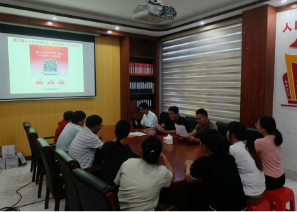 港门镇人大：召开人大代表联络站和人大代表二维码宣传工作推进会