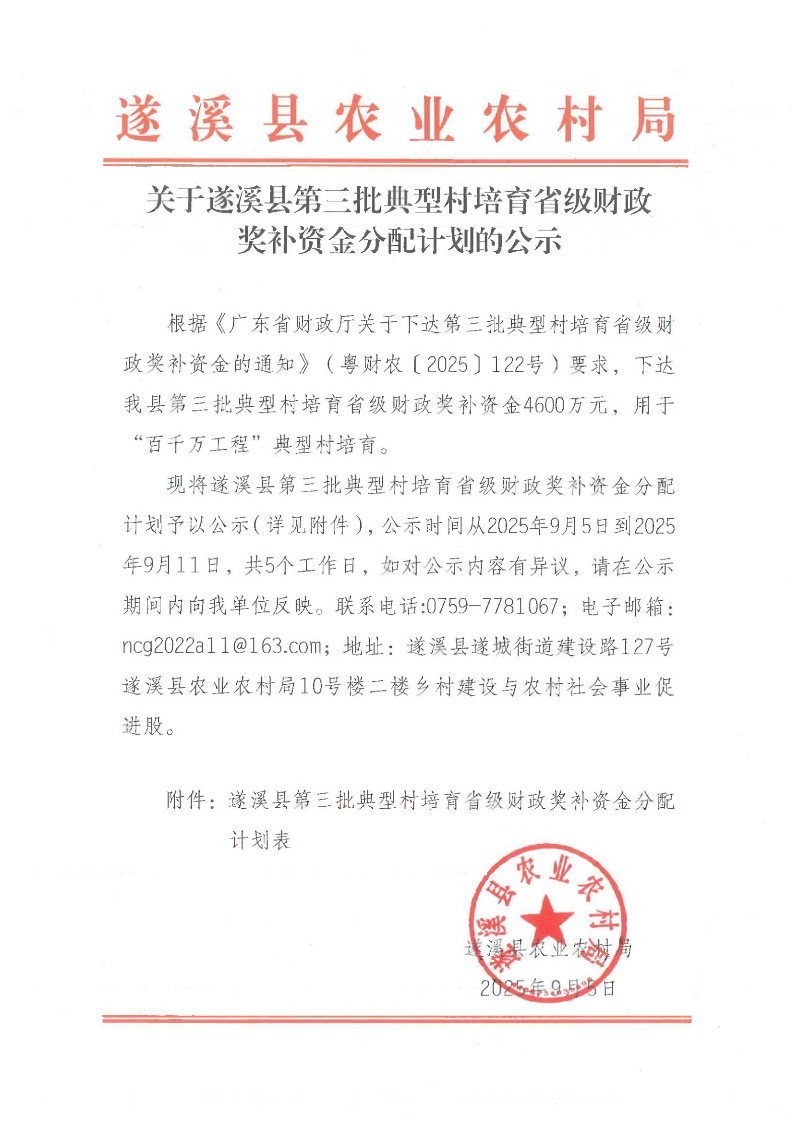关于遂溪县第三批典型村培育省级财政奖补资金分配计划的公示_00.png