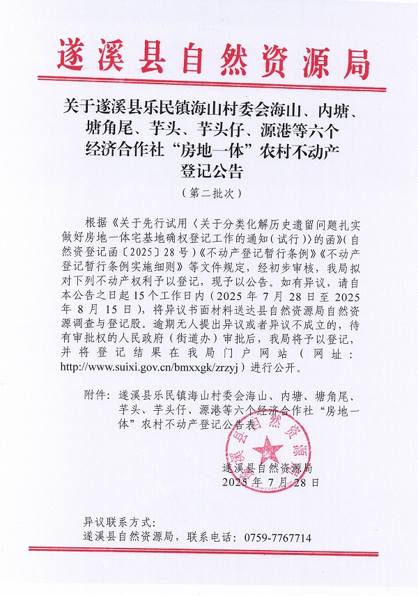 乐民镇海山村委会海山等六个经济合作社不动产登记公告（第二批次）（历史遗留问题）_页面_1.jpg