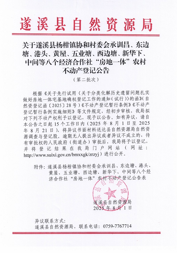 杨柑镇协和村委会承训昌等八个经济合作社不动产登记公告（第二批次）（历史遗留问题）_页面_1.jpg