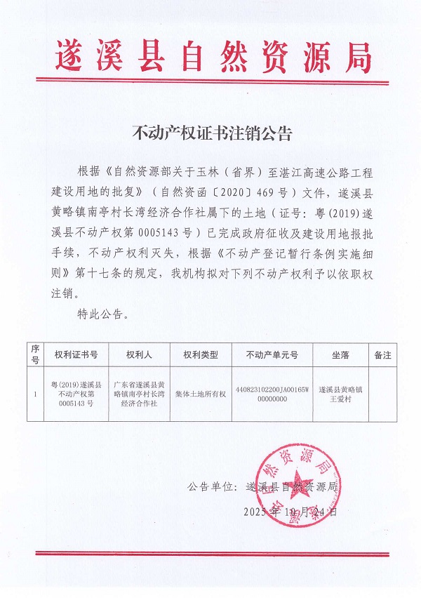 不动产权证书注销公告（遂溪县黄略镇南亭村长湾经济合作社）4.jpg