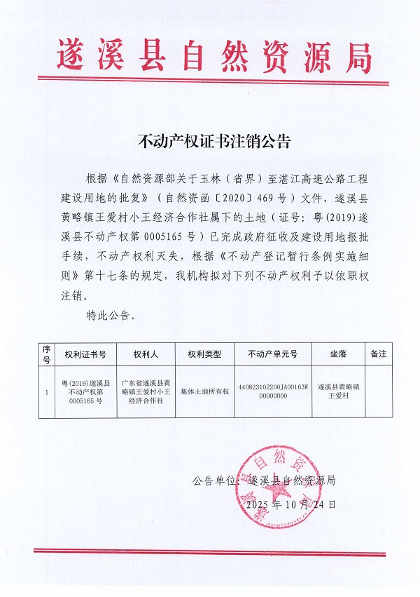 不动产权证书注销公告（遂溪县黄略镇王爱村小王经济合作社）2.jpg
