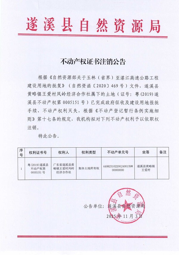不动产权证书注销公告（遂溪县黄略镇王爱村凤岭经济合作社）.jpg