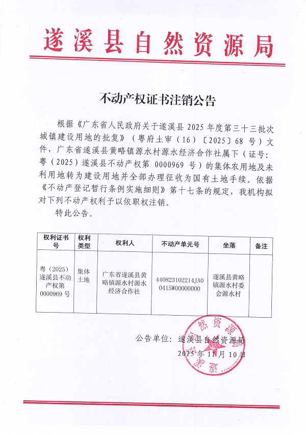 1110不动产权证书注销公告（广东省遂溪县黄略镇源水村源水经济合作社）.jpg