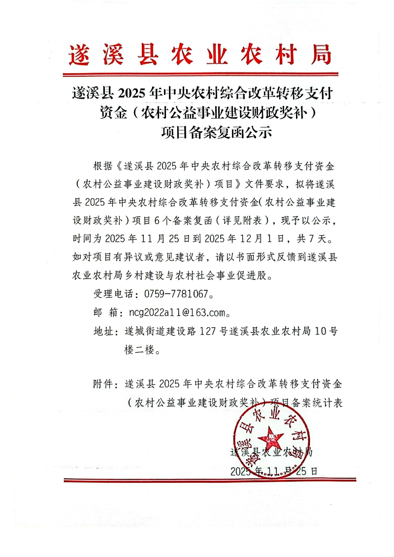 遂溪县2025年中央农村综合改革转移支付资金（农村公益事业建设财政奖补）项目备案复函公示_01.png