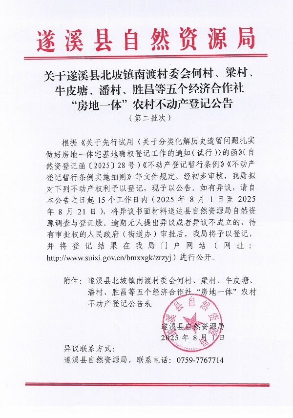 北坡镇南渡村委会何村等五个经济合作社不动产登记公告（第二批次）（历史遗留问题）_页面_1.jpg