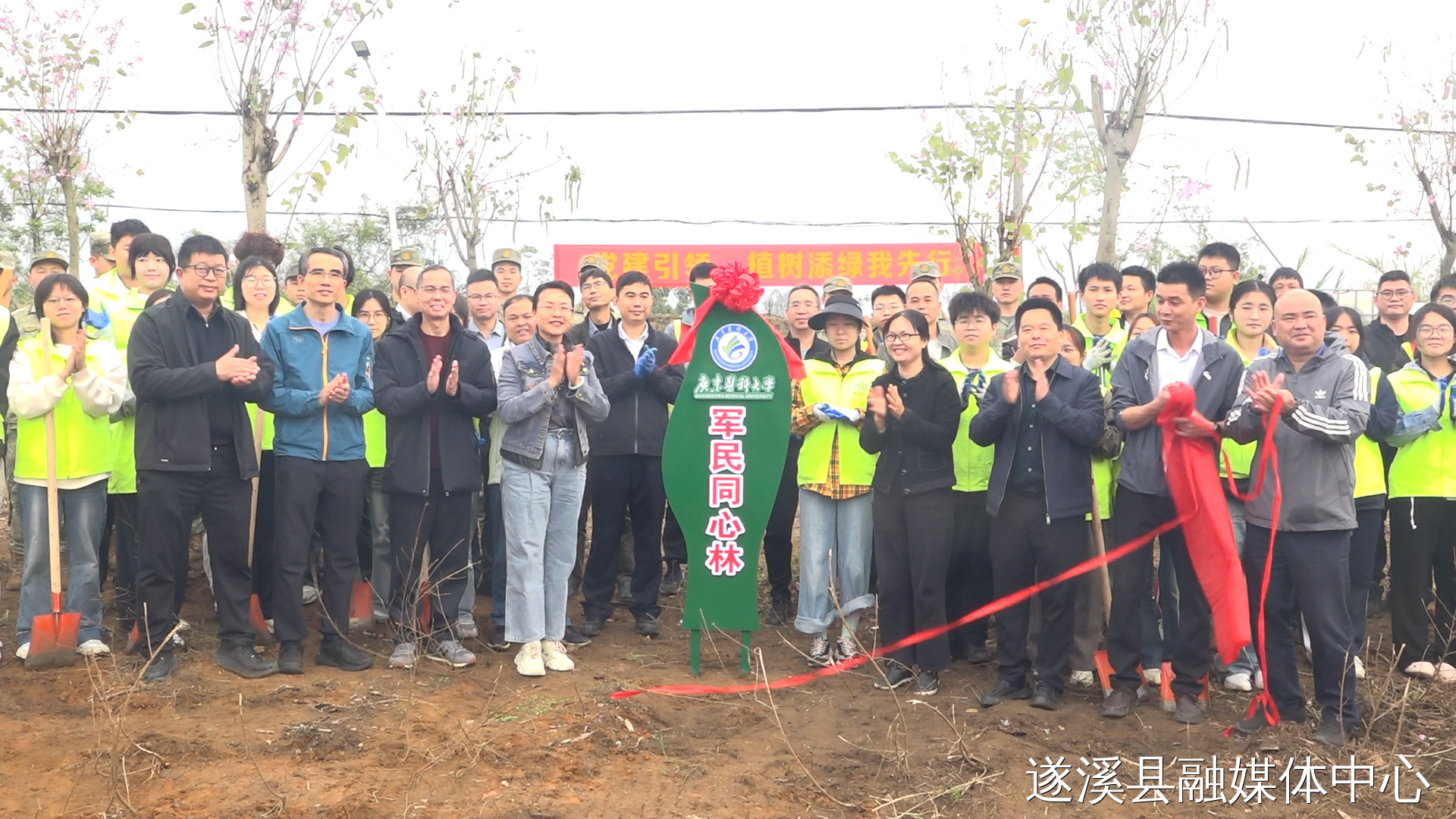 军民同心植新绿 双百共建绿美遂溪