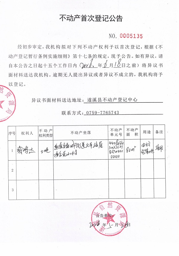 不动产首次登记公告（谢鸿达）.jpg