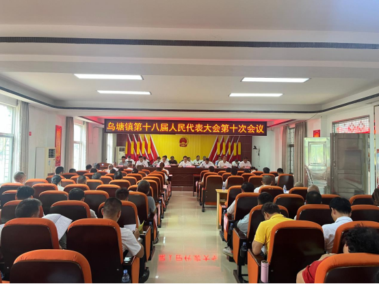 乌塘镇第十八届人民代表大会第十次会议胜利召开