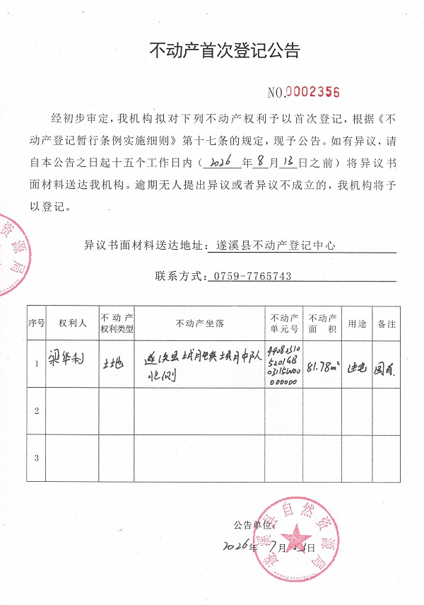 不动产首次登记公告（梁华利）.jpg