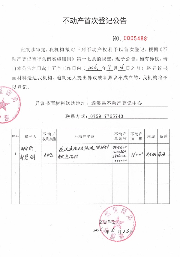 不动产首次登记公告（邹华侨、邹思明）.jpg