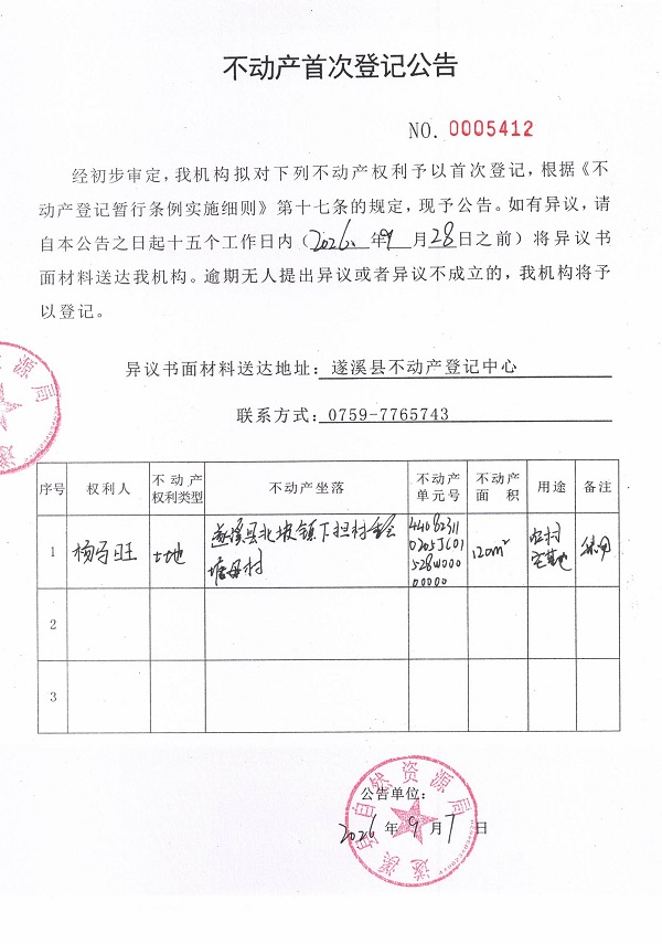 不动产首次登记公告（杨马旺）.jpg