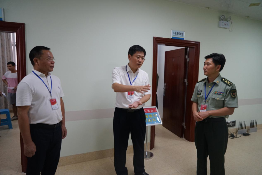陈政到县征兵体检站检查指导征兵体检工作